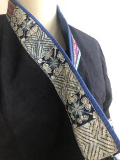 画像7: 貴州省布依族（プイ族）　刺繍・ろうけつ・藍染め　木綿ジャケット（ビンテージ） (7)