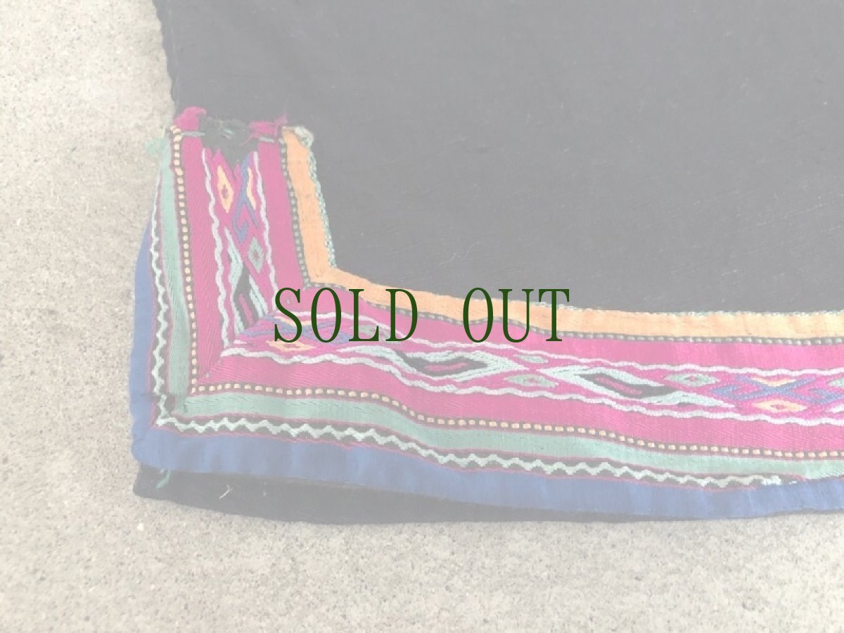 画像15: 貴州省布依族(プイ族) 刺繍・ろうけつ・藍染め 木綿ジャケット(ビンテージ) (15)