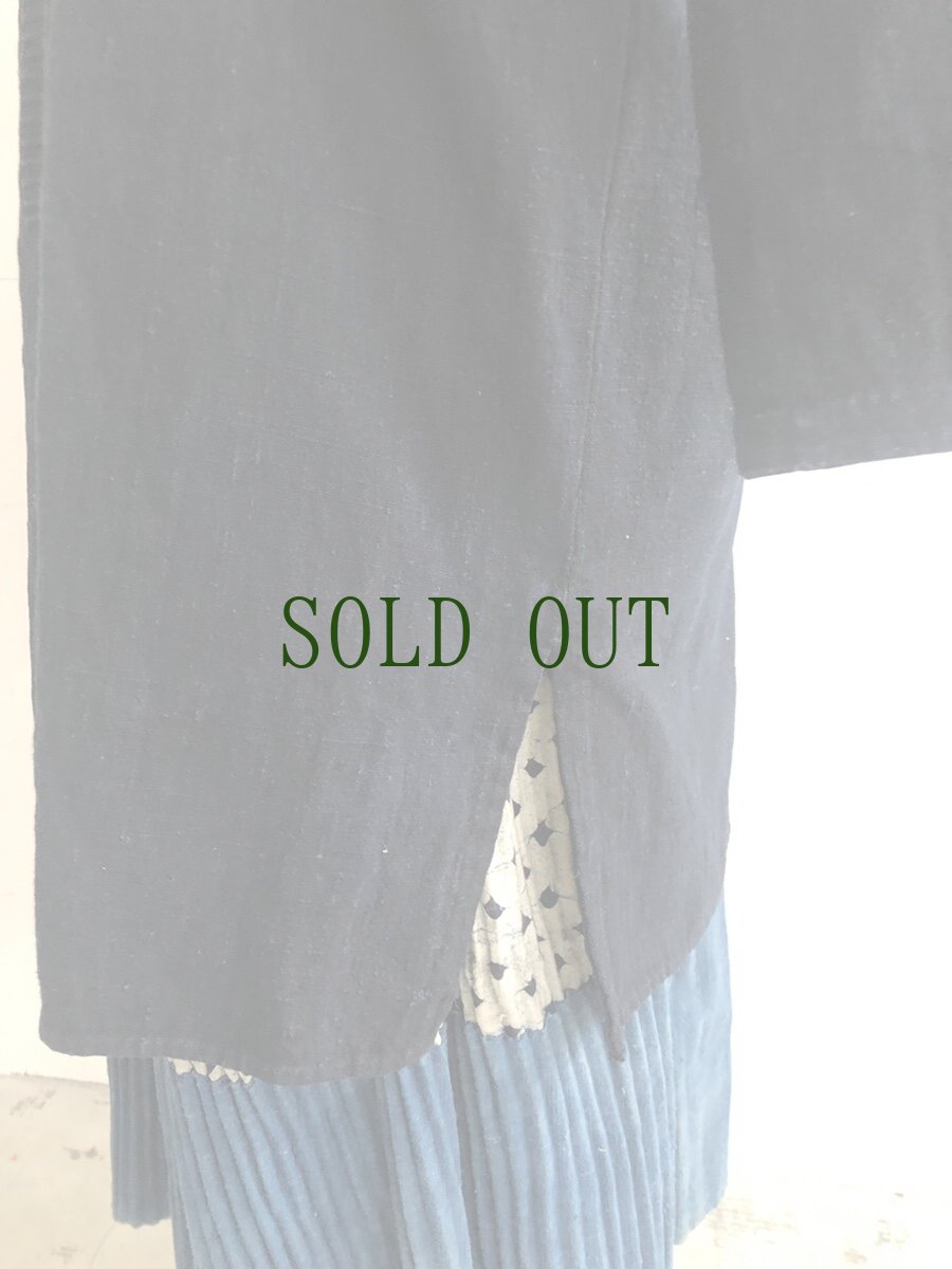 画像11: 雲南省金平県瑶族（jing ping yao）ヤオ族藍染ジャケット（綿麻製・ユニセックス）ビンテージ (11)