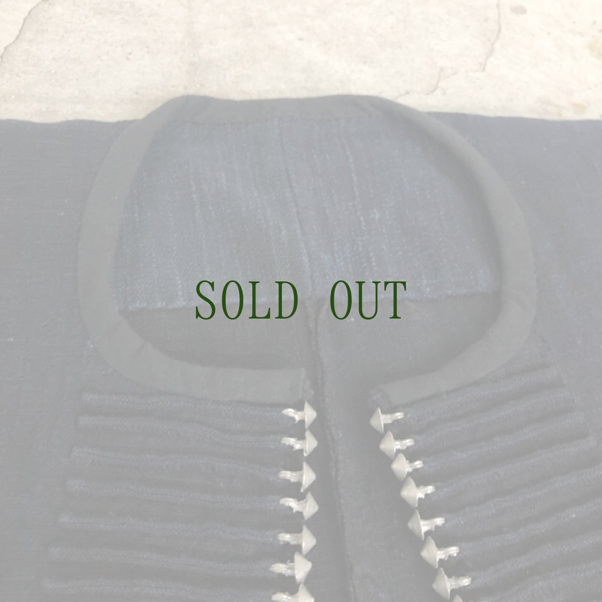 画像5: 雲南省金平県瑶族（jing ping yao）ヤオ族藍染ジャケット（綿麻製・ユニセックス）ビンテージ (5)