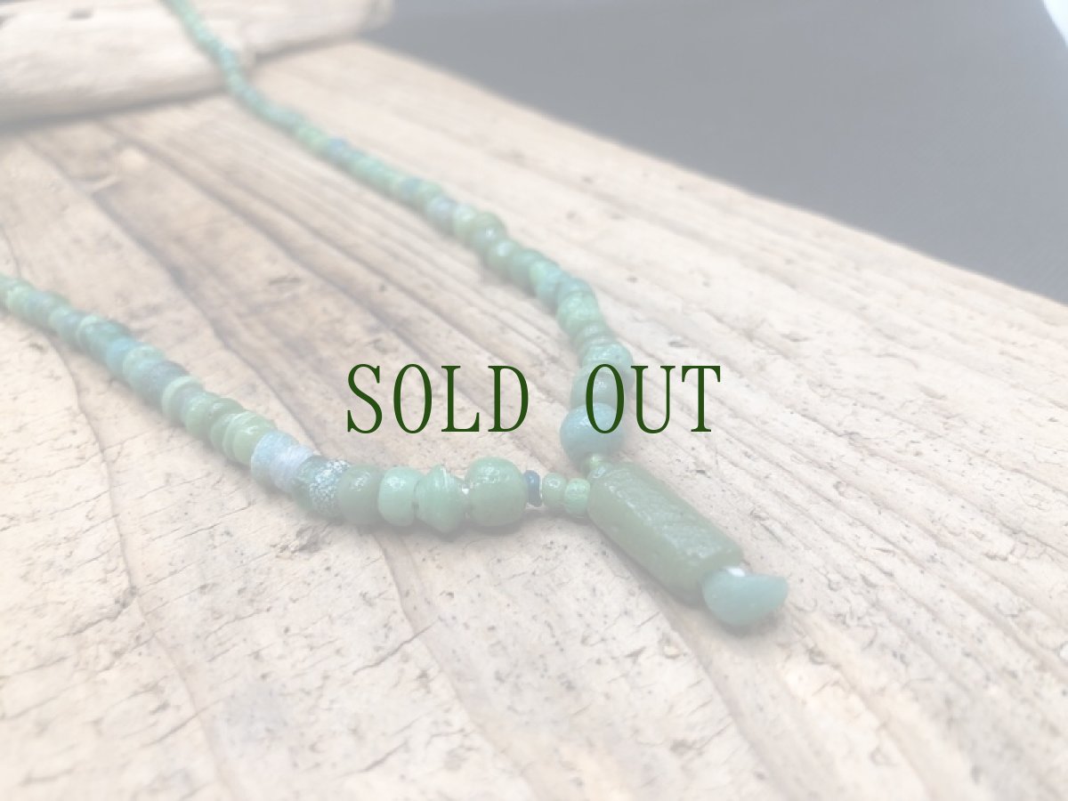 画像3: 古代ペルシャ（古代ローマン）とんぼ玉　（瑠璃珠ネックレス） (3)