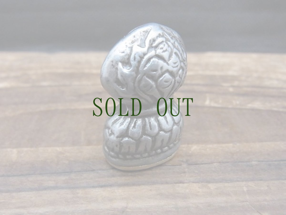 画像2: チベットのお守り(Seal) 　印章　宝珠型・金剛杵紋 (2)