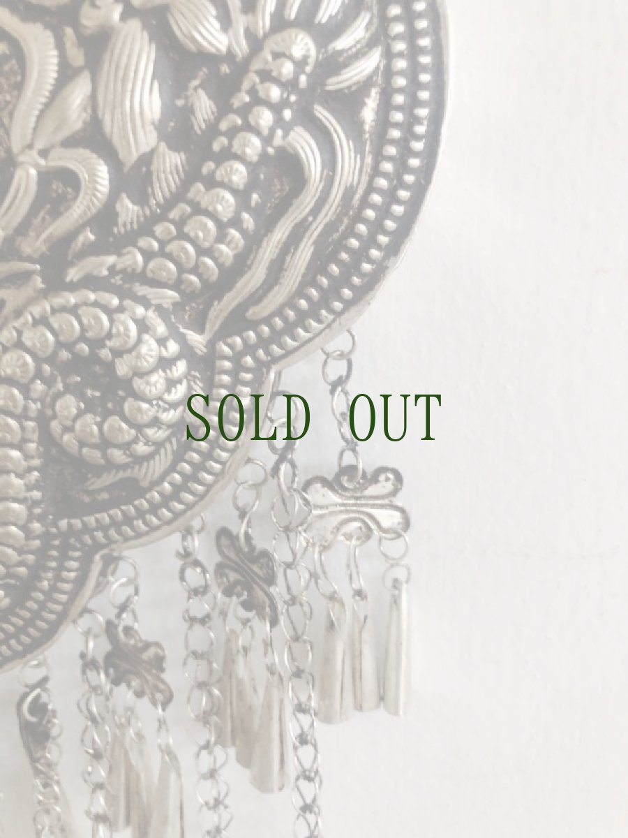 画像10: 貴州省台江地区ミャオ族の首飾り(ミャオシルバー)(ネックレス) (10)