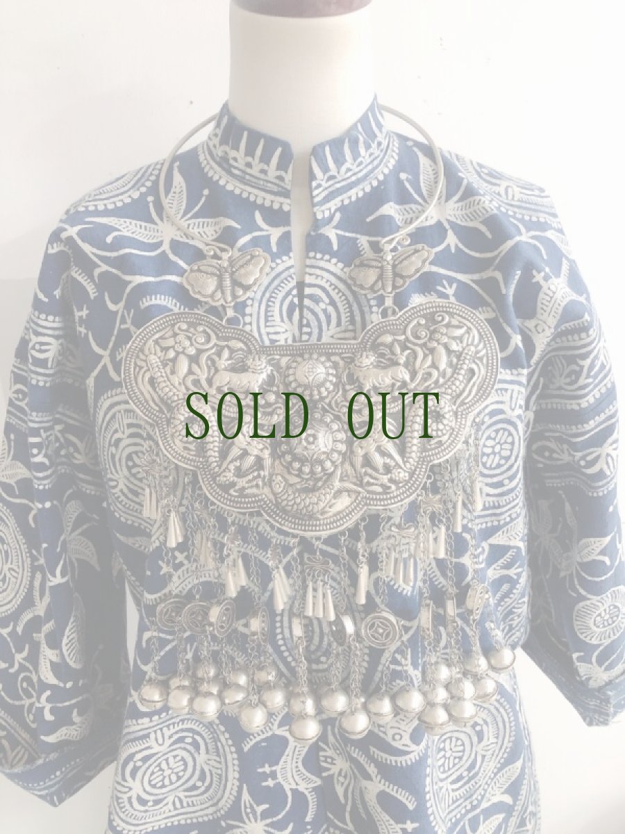 画像5: 貴州省台江地区ミャオ族の首飾り(ミャオシルバー)(ネックレス) (5)