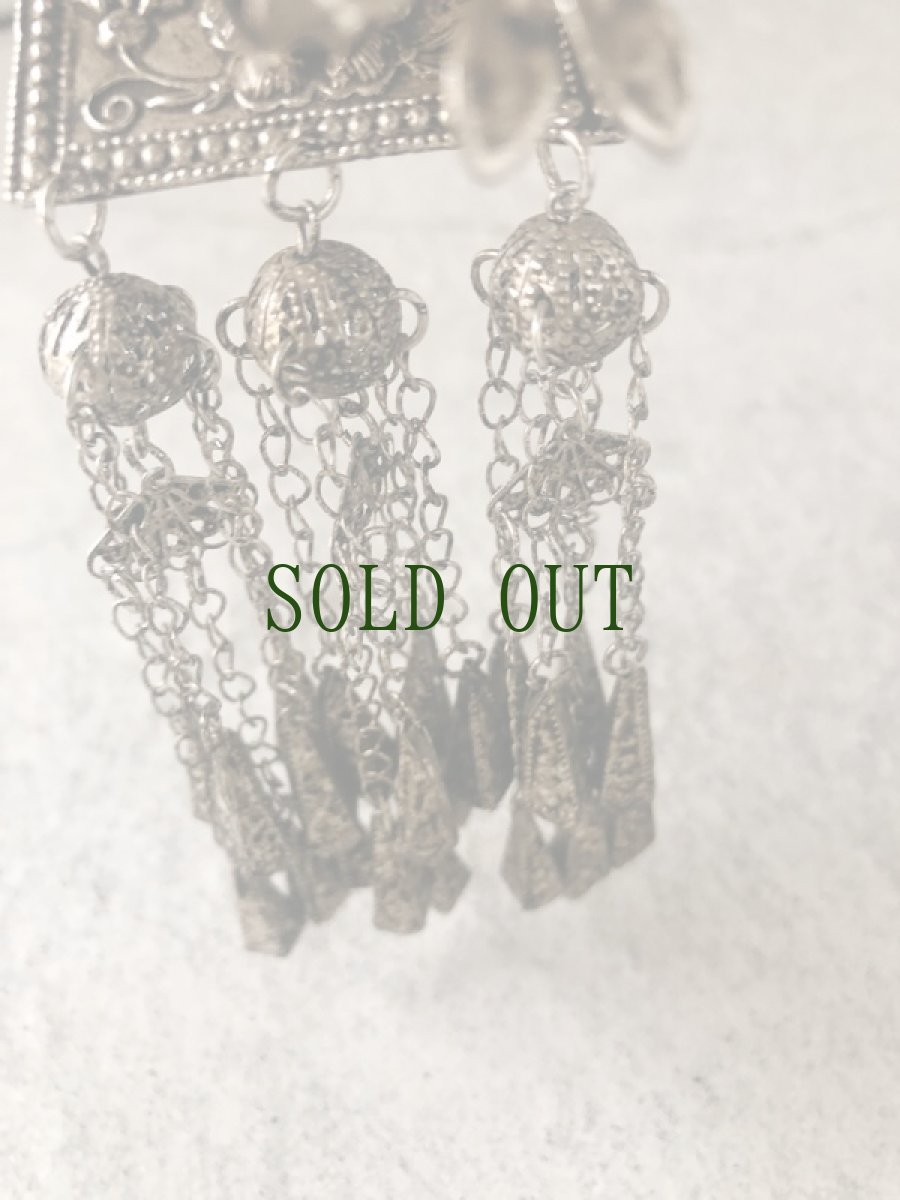 画像5: 貴州省苗族（ミャオ族）の髪留め（かんざし、发夹）（苗銀）・蝶花 (5)