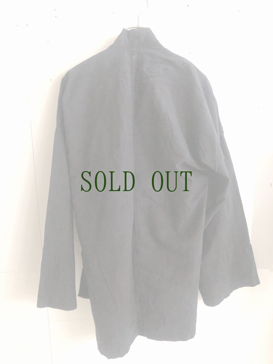 画像13: 貴州省トン族、木綿・藍染　カンフージャケット（ビンテージ）　（ユニセックス・メンズMサイズ相当） (13)