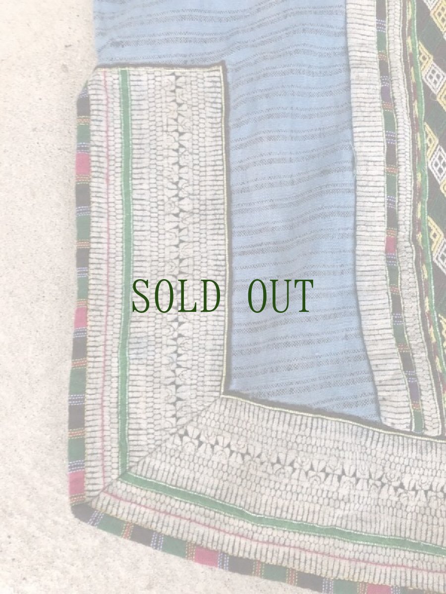 画像11: 雲南省麻栗坡県彝族（イ族）ジャケット　本藍染・綿麻製（Malipo YI traditional jacket）ビンテージ (11)