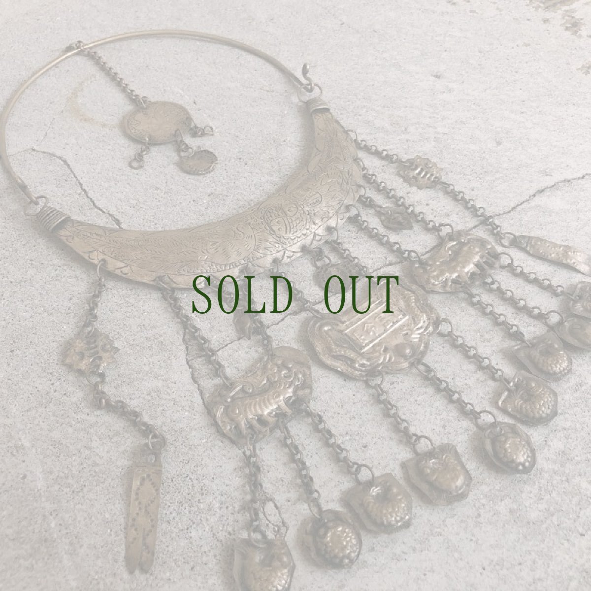 画像5: 貴州省台江地区　ミャオ族の首飾り（苗銀）アンティーク（ネックレス） (5)