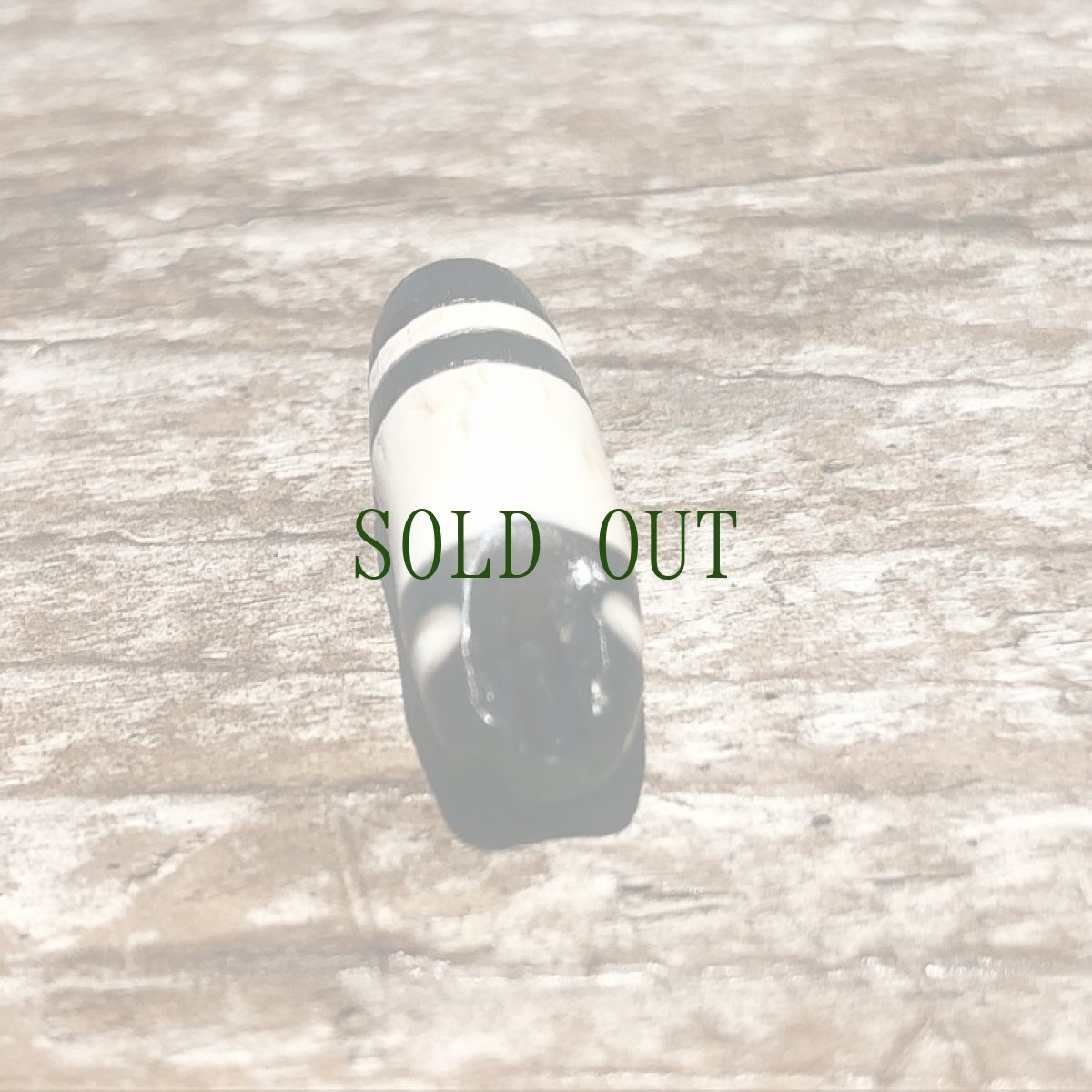 画像4: 古代ジービーズ（老天珠・Ancient dzi beads）線珠・黒白珠 (4)