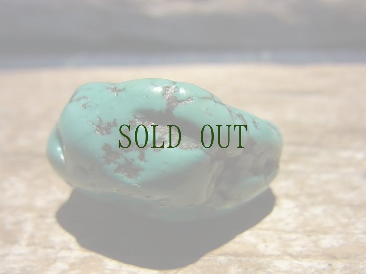 画像8: アンティーク　チベタン天然ターコイズ(yu)　（tibetan old turquoise）　大珠 (8)
