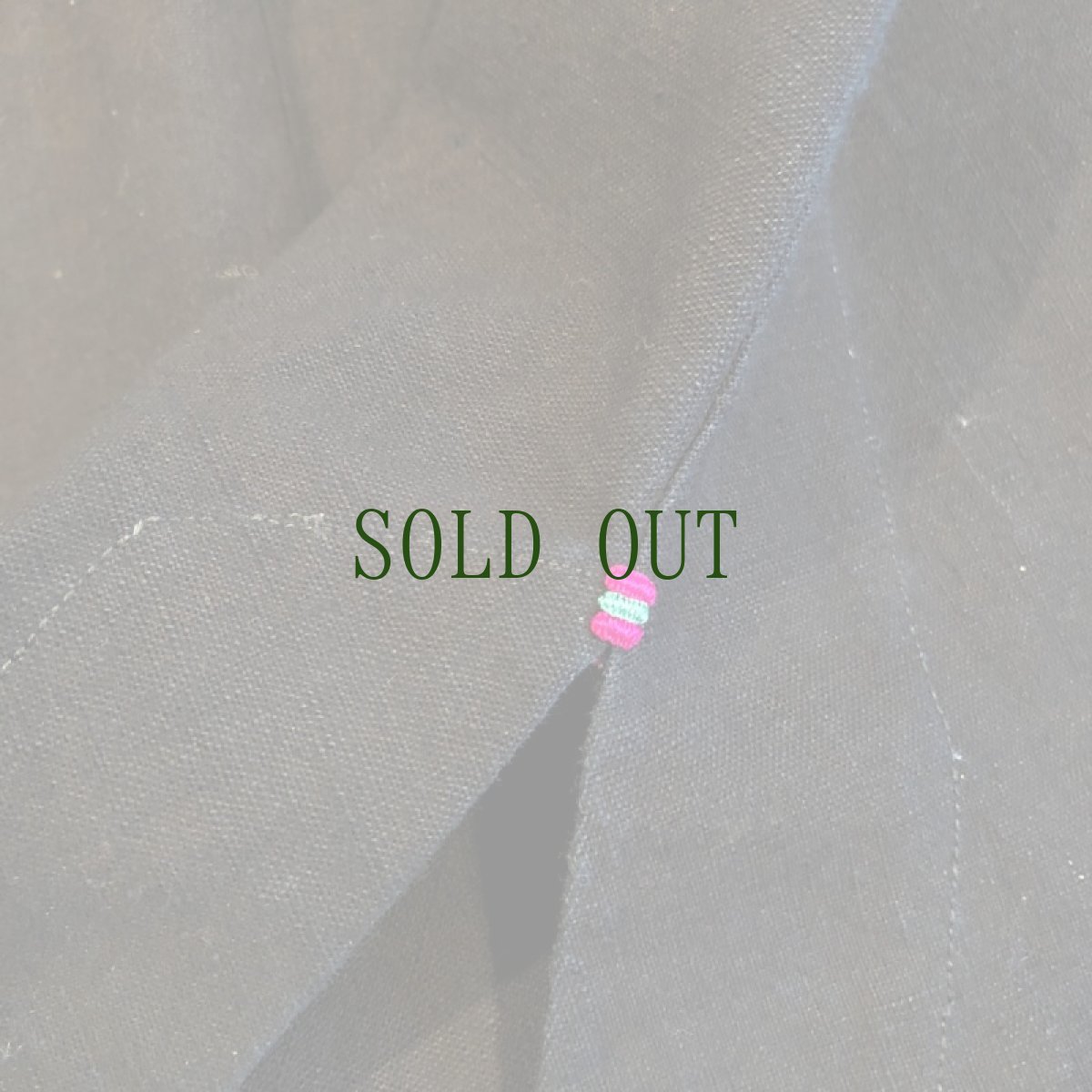 画像10: 貴州省 黔東周辺ミャオ族 　木綿・藍染 上衣（ビンテージ）　 (10)