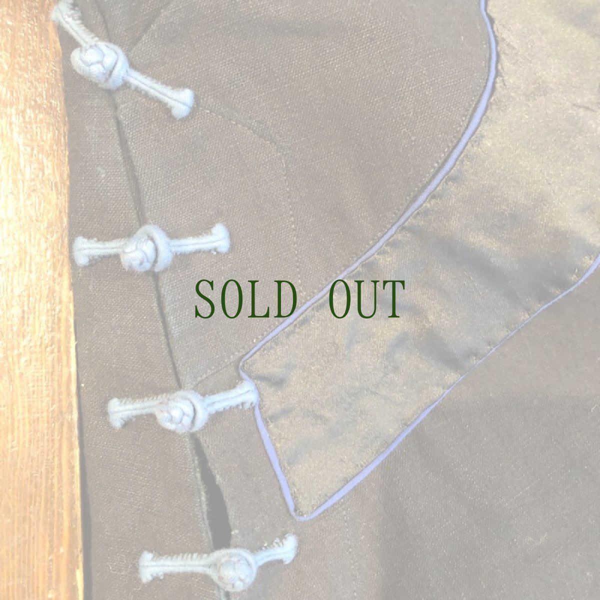 画像11: 貴州省 黔東周辺ミャオ族 　木綿・藍染 上衣（ビンテージ）　 (11)