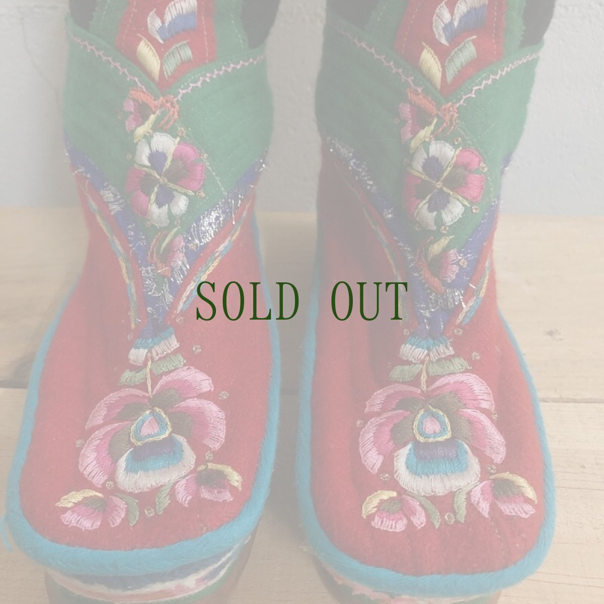 画像5: チベタンブーツ　民族靴　（Tibetan traditional shoes） (5)