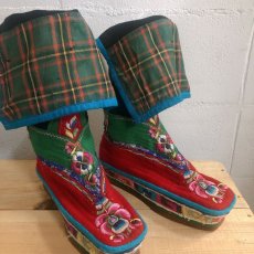 画像4: チベタンブーツ　民族靴　（Tibetan traditional shoes） (4)