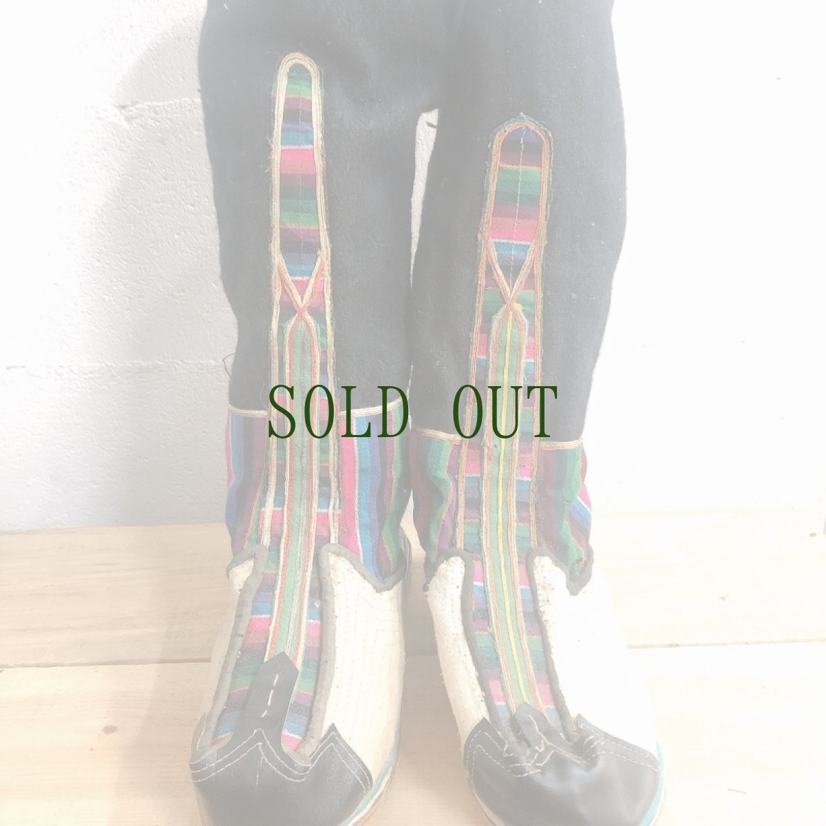 画像4: チベタンブーツ　民族靴　（Tibetan traditional shoes） (4)