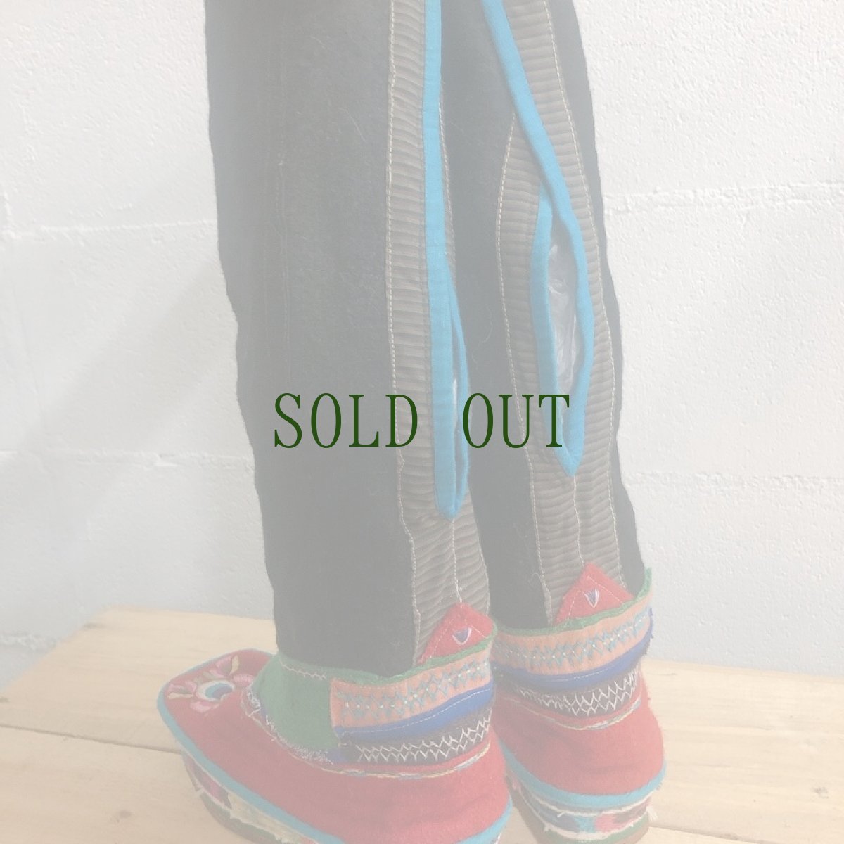 画像8: チベタンブーツ　民族靴　（Tibetan traditional shoes） (8)