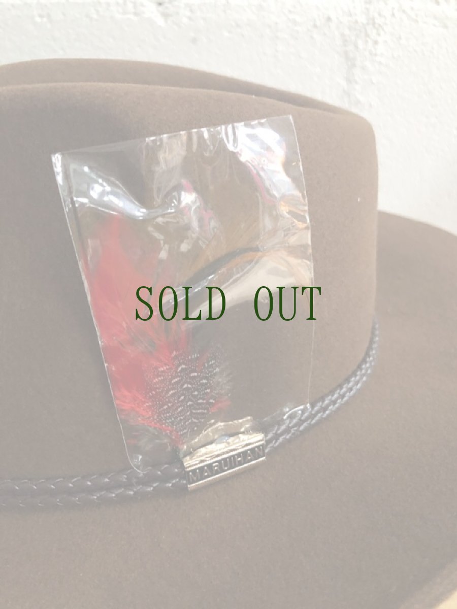 画像2: Tibetan tribal hat  チベタンカウボーイハット　56cm（チベット製・ウール100％）送料無料 (2)