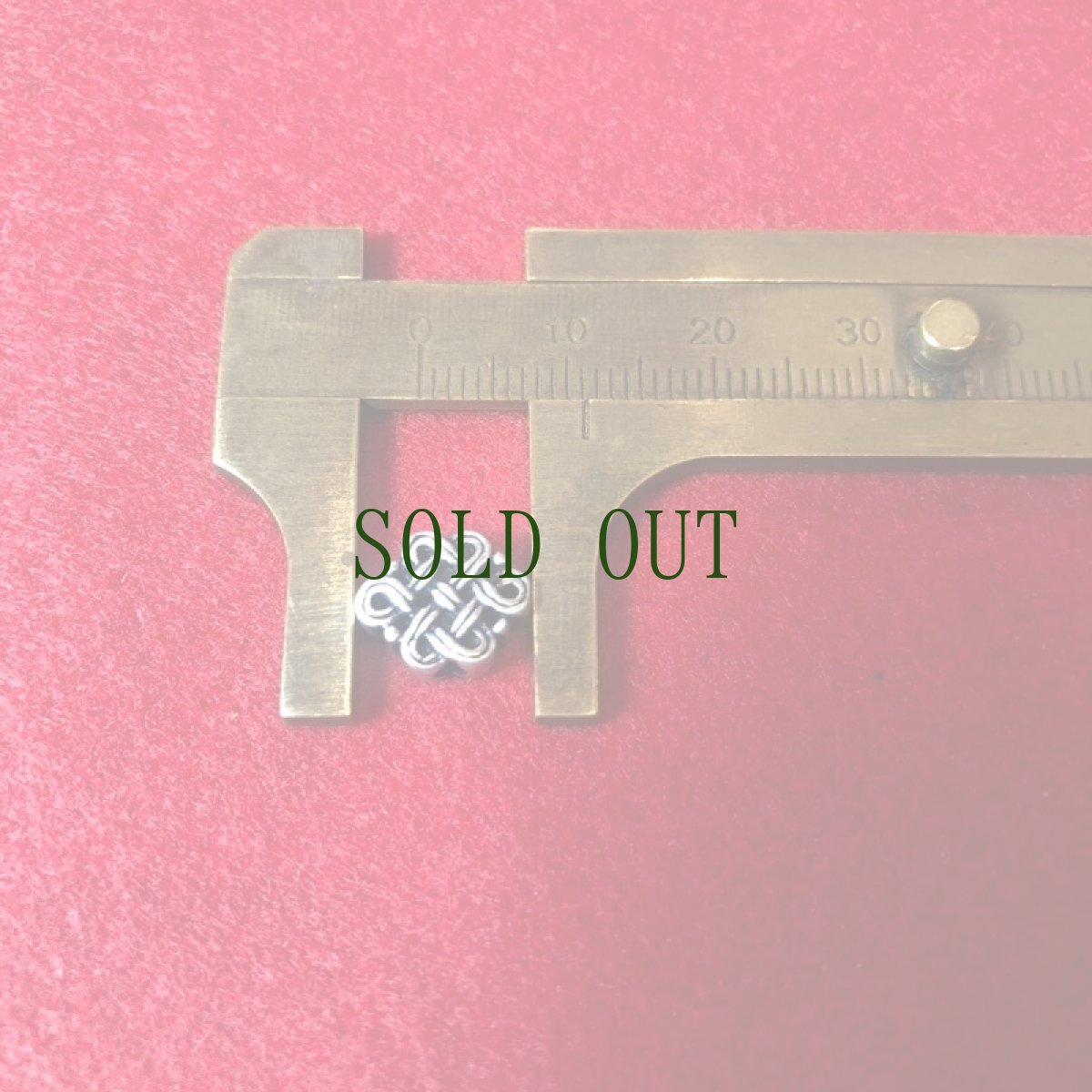 画像6: エンドレスノット　（ベルべ・無限の紐）　チベット八吉祥紋・蔵銀製/シルバー色・ビンテージ (6)