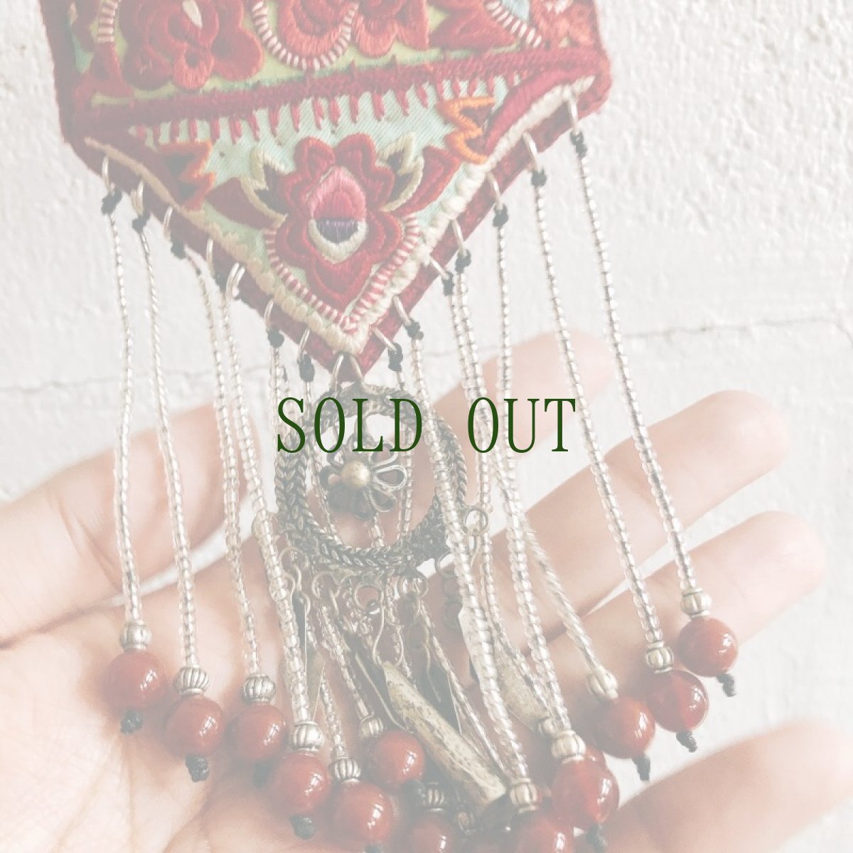 画像5: 貴州省ミャオ族の古刺繍首飾り（ネックレス） (5)