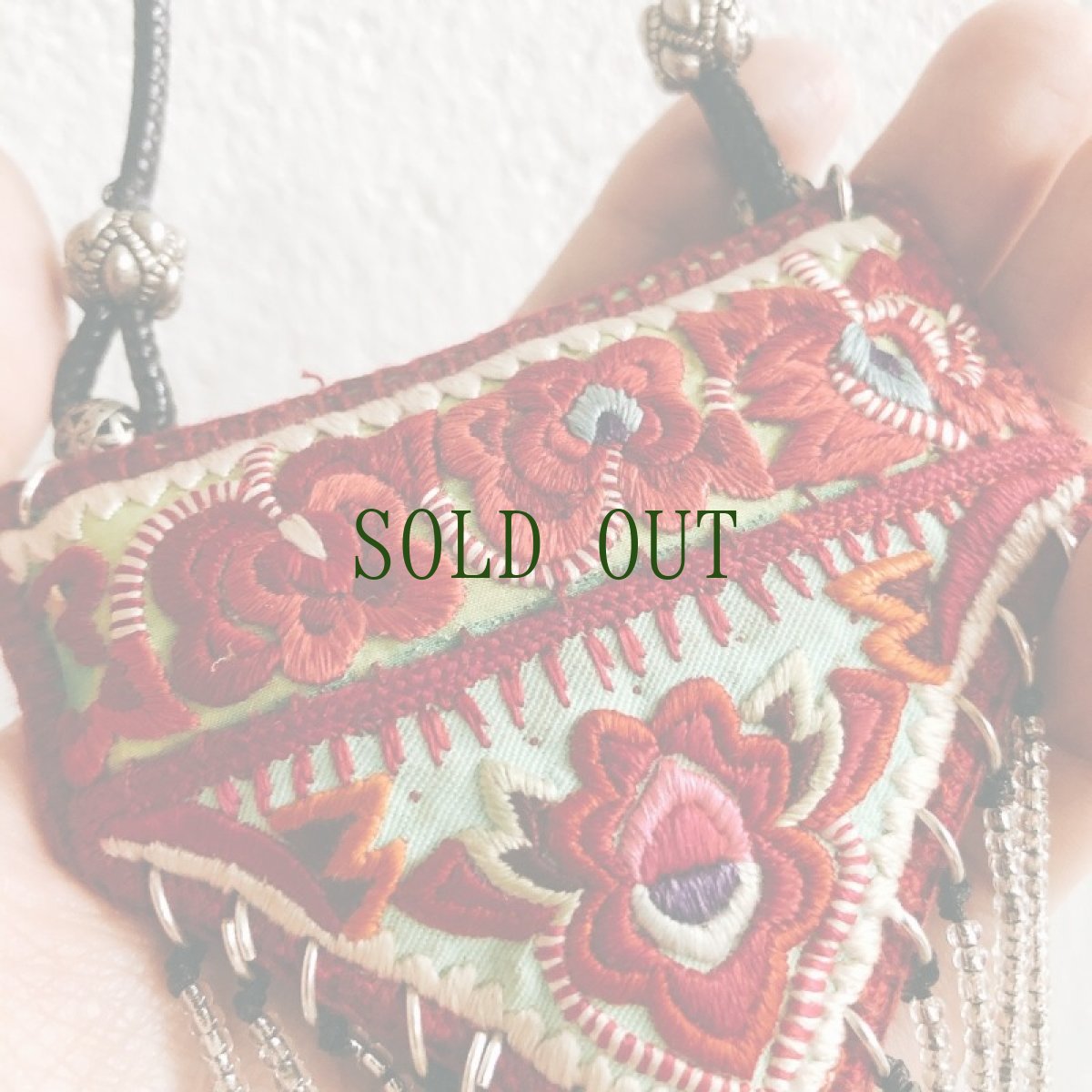 画像6: 貴州省ミャオ族の古刺繍首飾り（ネックレス） (6)