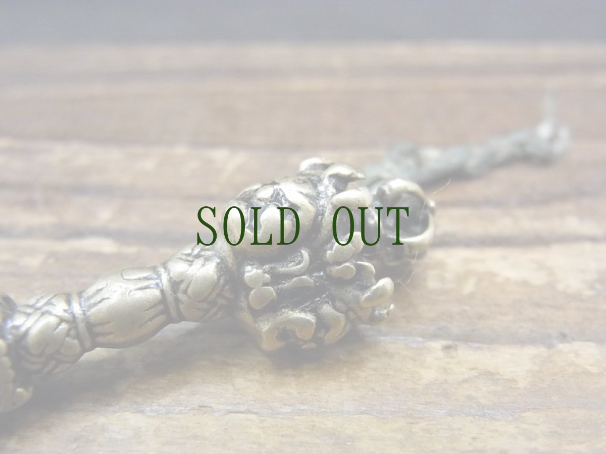 画像3: チベット密教法具　ブルパ（独鈷杵）真鍮製　6cm (3)