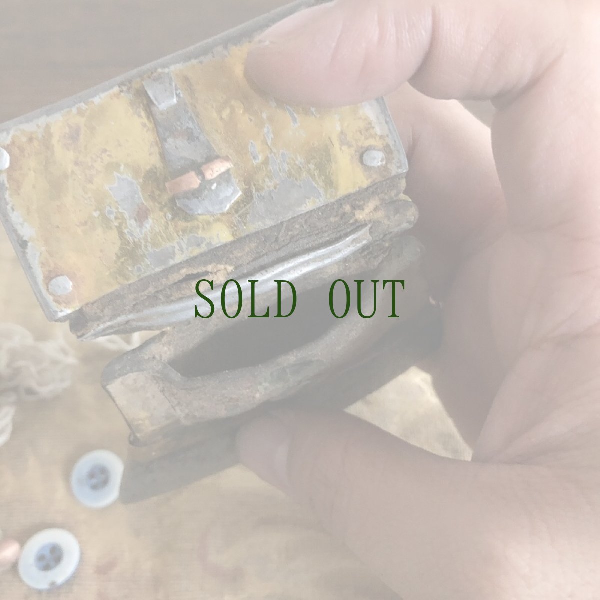 画像9: チベットの火打ち鎌兼針箱（メチャ/カヒィン）Tibetan fire starter.　アンティーク (9)