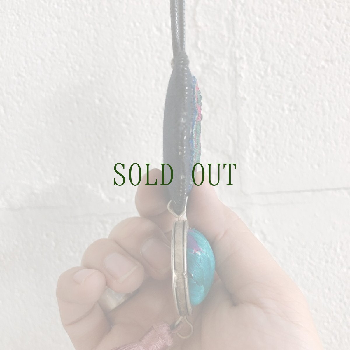 画像9: 貴州省ミャオ族の古刺繍首飾り・辮繍（ネックレス） (9)