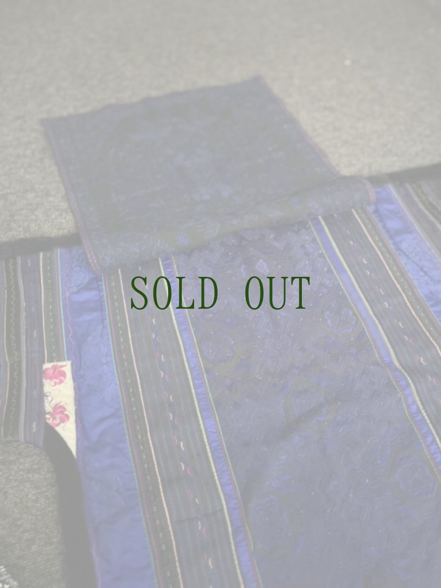 画像10: 貴州省貞豊苗族背帯（ジェンフォン・ミャオ族おんぶ布（おくるみ）　完品・アンティーク (10)