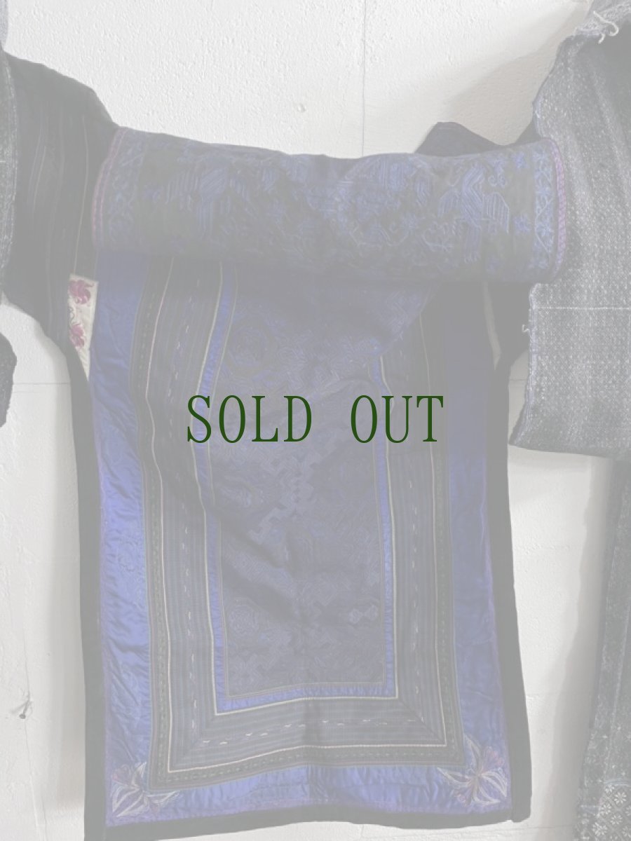 画像6: 貴州省貞豊苗族背帯（ジェンフォン・ミャオ族おんぶ布（おくるみ）　完品・アンティーク (6)