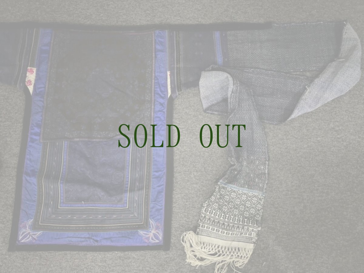 画像3: 貴州省貞豊苗族背帯（ジェンフォン・ミャオ族おんぶ布（おくるみ）　完品・アンティーク (3)