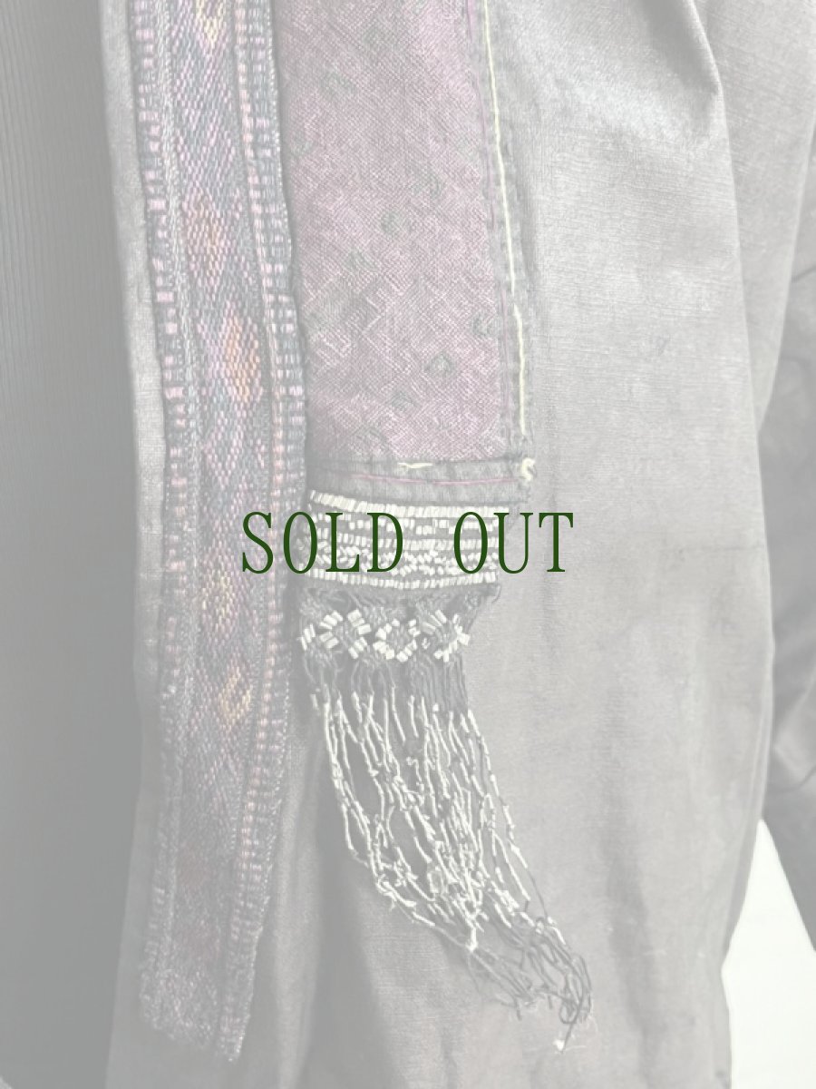 画像7: 錫繍・剣河苗族(jian he ミャオ族）　上衣（木綿藍染・亮布・錫繍） (7)