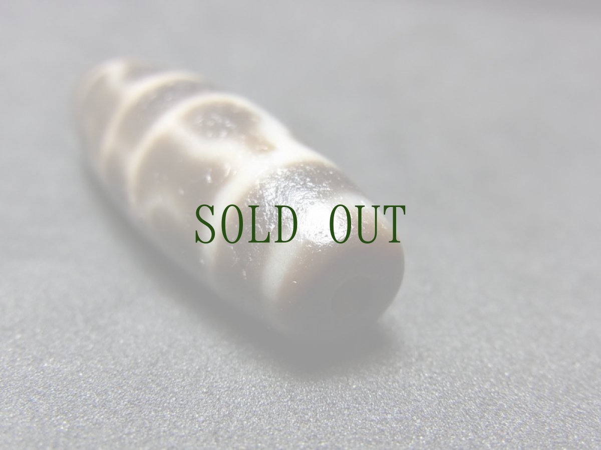 画像7: ジービーズ( 2eye dzi with dorje motif)　金剛二眼天珠 (7)