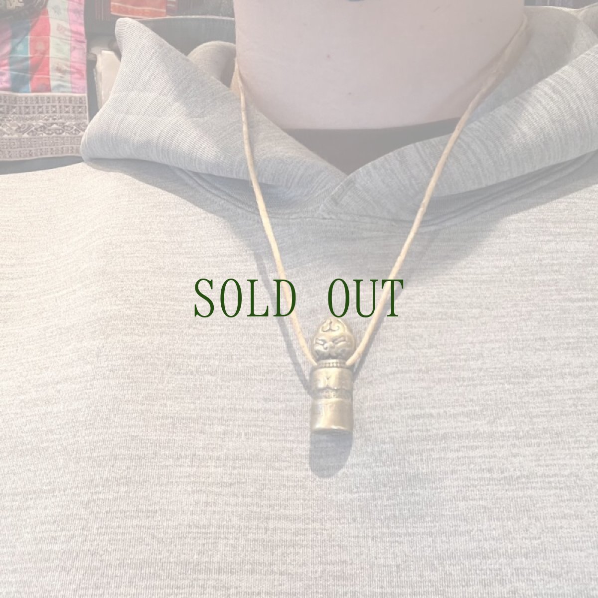 画像7: チベットのお守り(Seal) 　印章とヤクの革紐の首飾り (7)