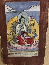 画像5: チベットのタンカ(菩薩画)ザカཙ་ཀ　5点　アンティーク (5)