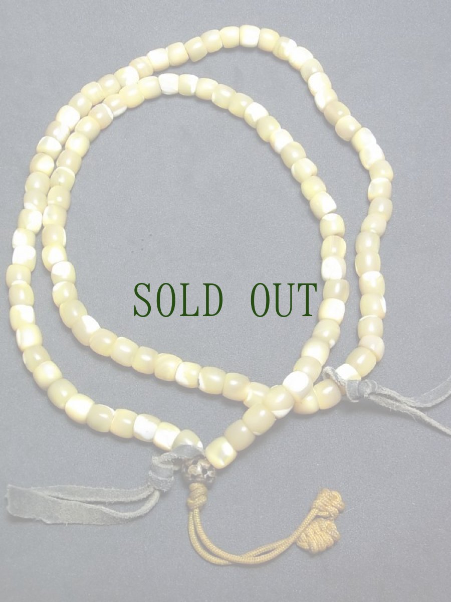 画像3: チベット魚骨珠の念珠　（Tibetan old fish bone mala）107玉　　nya rin　 (3)
