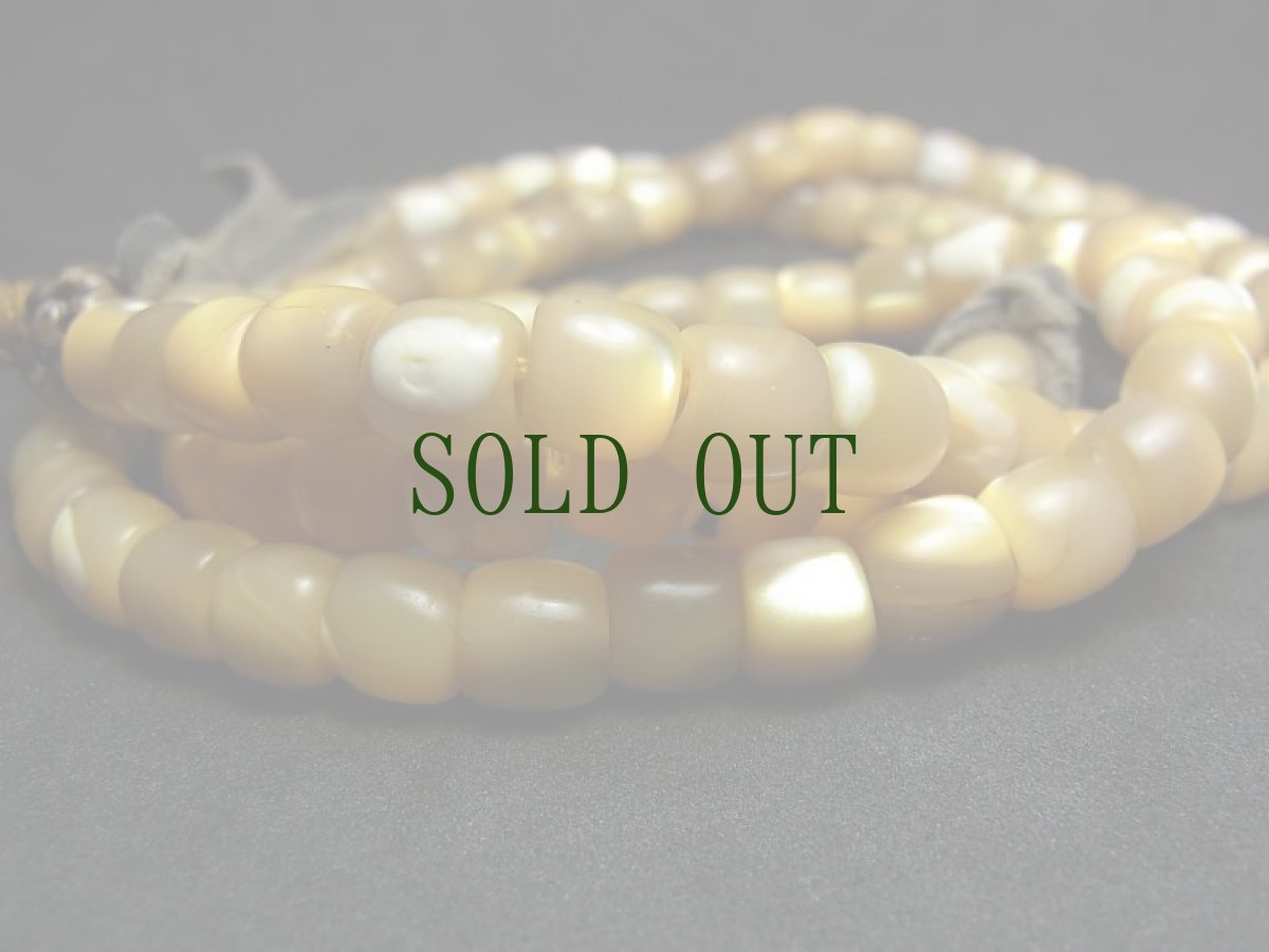 画像7: チベット魚骨珠の念珠　（Tibetan old fish bone mala）107玉　　nya rin　 (7)