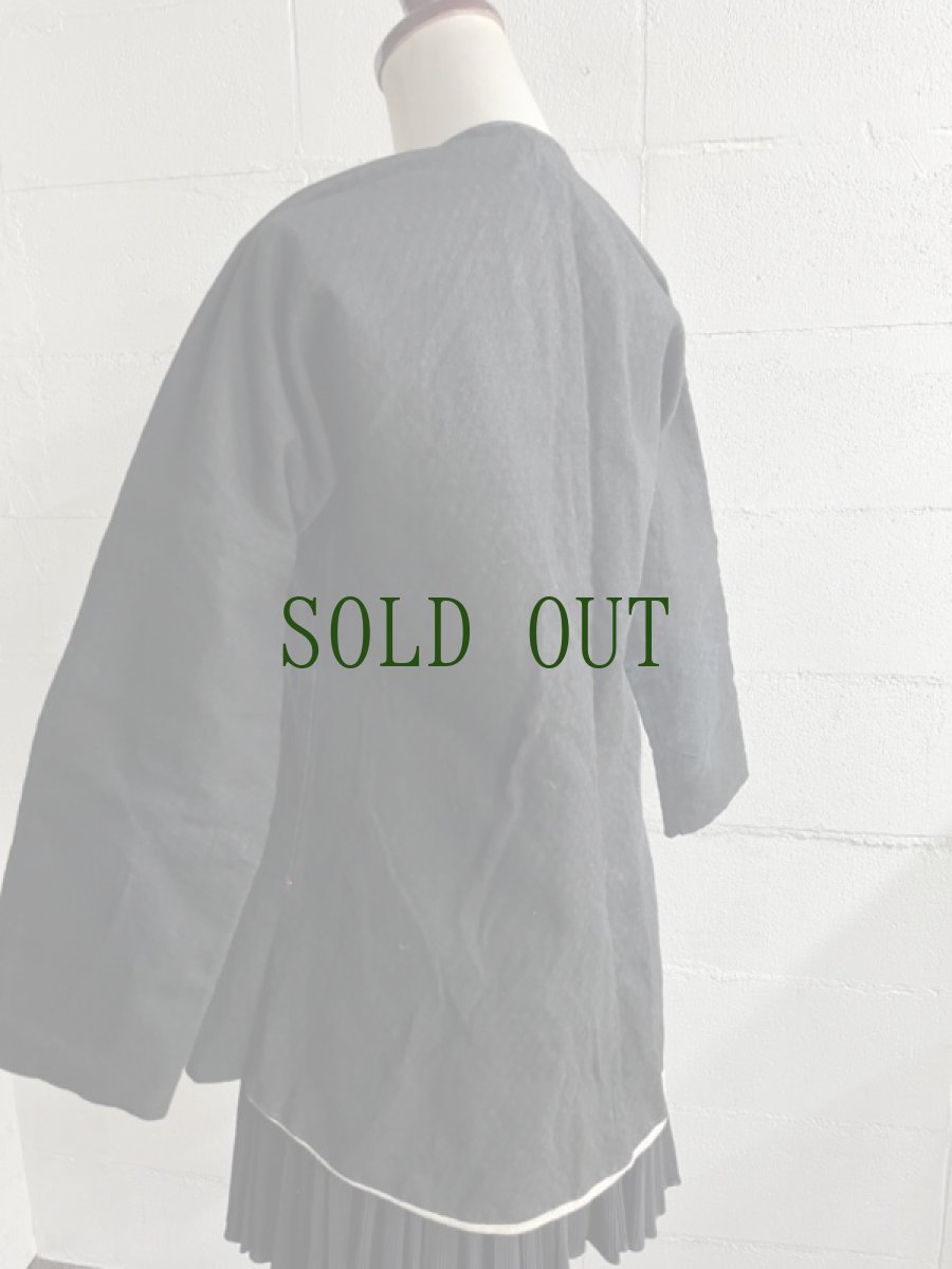 画像11: 貴州省侗族( Dong tribe /トン族)　藍染・亮布 木綿製　ジャケット (11)