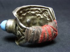 画像3: チベットの髪飾りリング（Tibetan old ornament ring）アンティーク・カムパ (3)