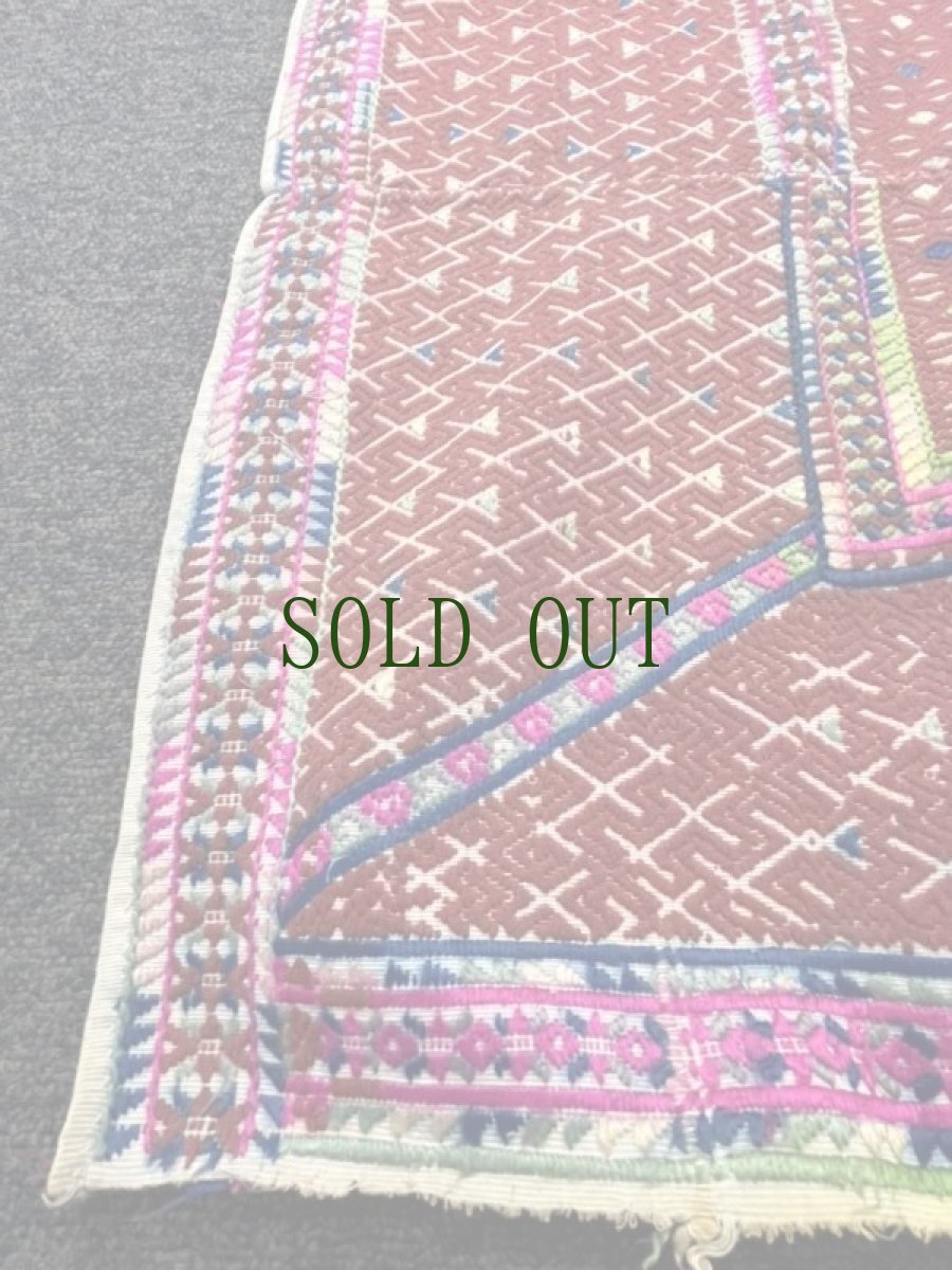 画像6: チワン族　（Zhuang zu/壮族）　織り布　木綿・草木染　（ビンテージ） (6)