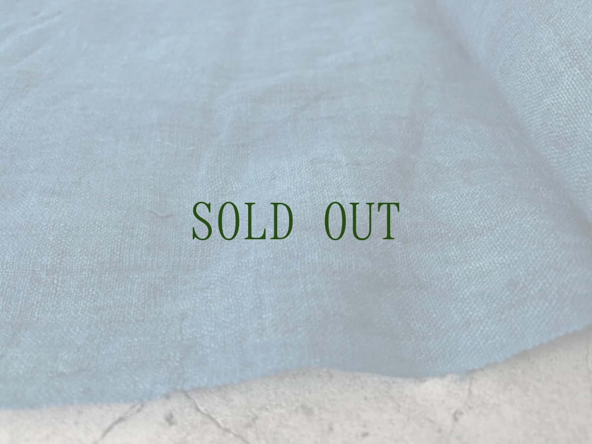 画像6: 貴州省ミャオ族　草木（藍）染め　火麻製（大麻・hemp）反物　（鯨尺1尺×約7,5ｍ）ビンテージ　 (6)