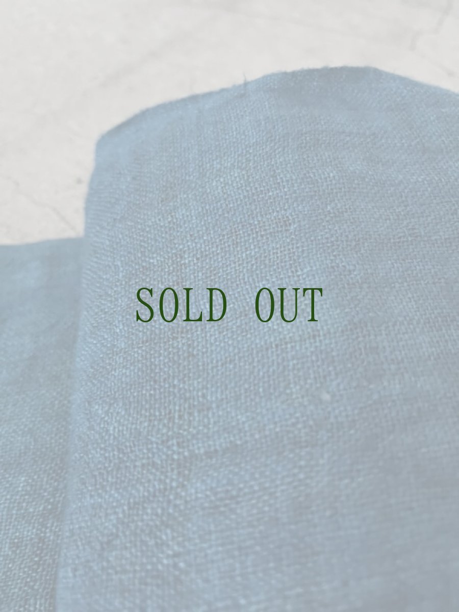 画像7: 貴州省ミャオ族　草木（藍）染め　火麻製（大麻・hemp）反物　（鯨尺1尺×約7,5ｍ）ビンテージ　 (7)