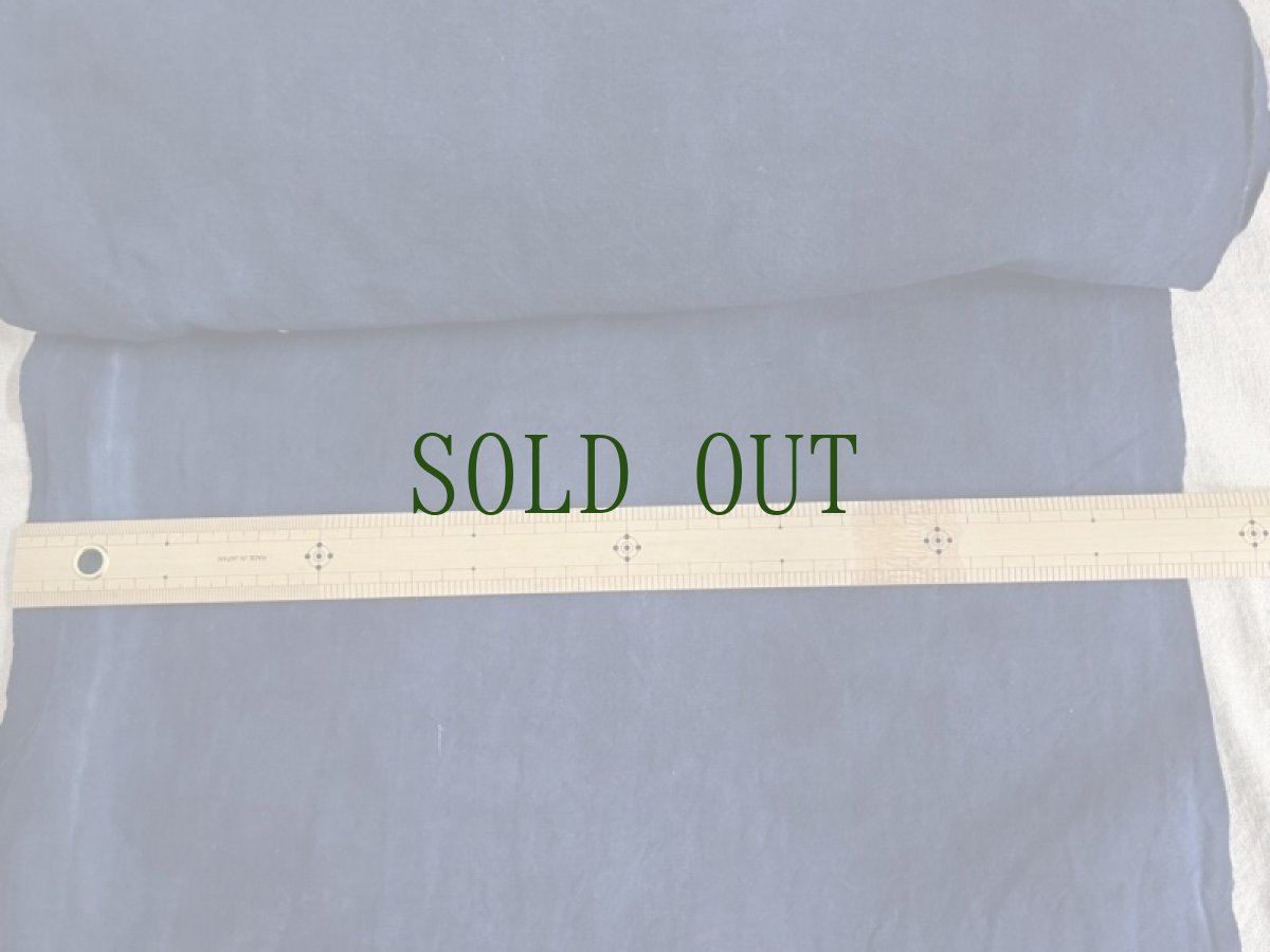 画像8: 貴州省ミャオ族　本藍染　手紬手織り木綿　反物/ビンテージ　（鯨尺・約38cm×10m） (8)