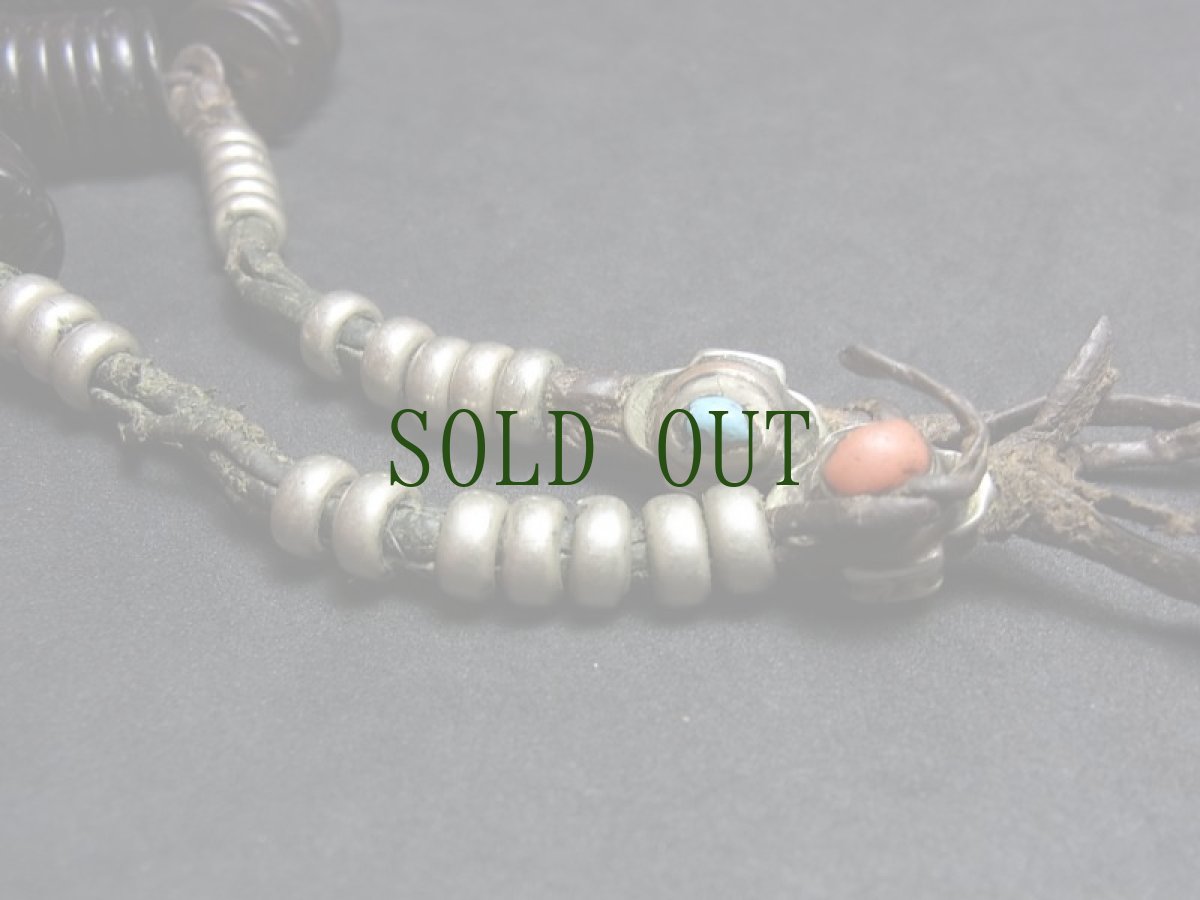 画像5: チベット・老椰子平玉とカウンターの御数珠　(TIbetan old palm beads  mala )　94玉 (5)