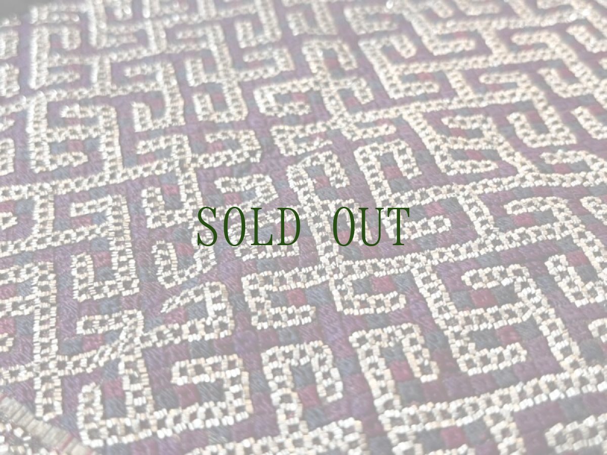 画像11: 剣河苗族(ミャオ族）錫繍・前掛け二層（二枚一式）（木綿・絹糸刺繍・錫片刺繍）アンティーク (11)