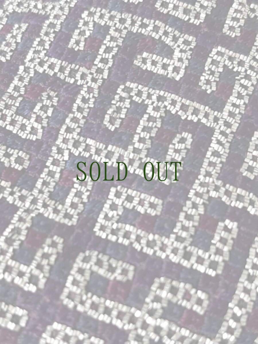 画像12: 剣河苗族(ミャオ族）錫繍・前掛け二層（二枚一式）（木綿・絹糸刺繍・錫片刺繍）アンティーク (12)