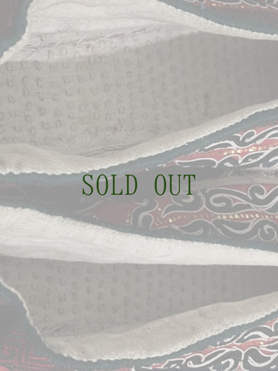 画像7: 貴州省三都水族(shui zu /スイ族)　刺繍布靴　（アンティーク） (7)