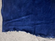 画像4: 貴州省ミャオ族　本藍染　手紬手織り木綿　反物/ビンテージ　（鯨尺・約38cm×10m） (4)