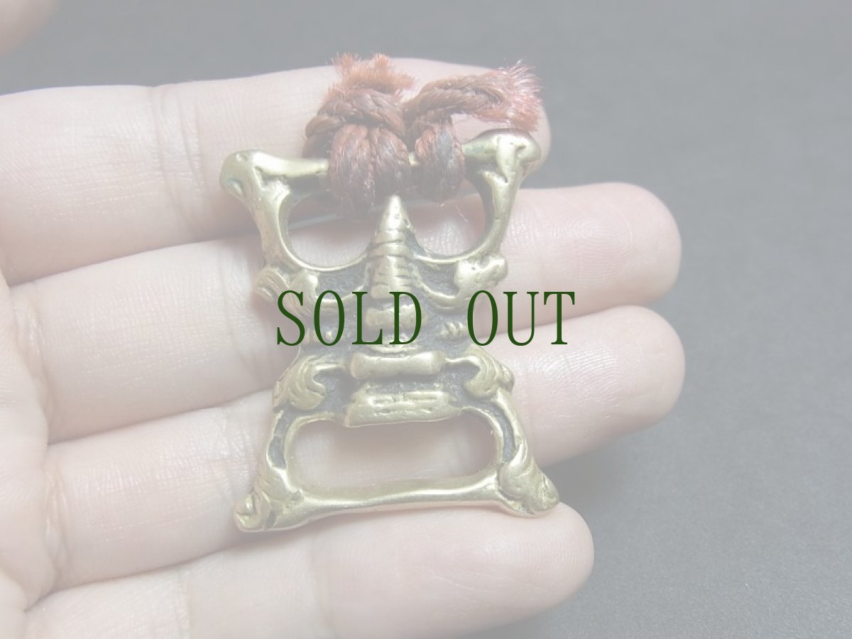 画像2: 経文鍵・Old tibetan fibula thogchag・トクチャ(天鉄・Thogchags)　ストゥーパ (2)