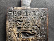 画像4: チベット・祈祷旗タルチョ（ルンタ・風の馬）の版木（old Tibetan wood printing block） 　アンティーク (4)