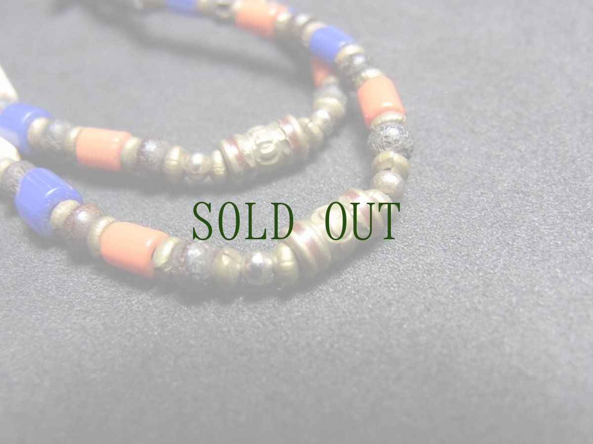 画像8: ナガ族（ナガランド）　シェル＆ブラスネックレス (8)